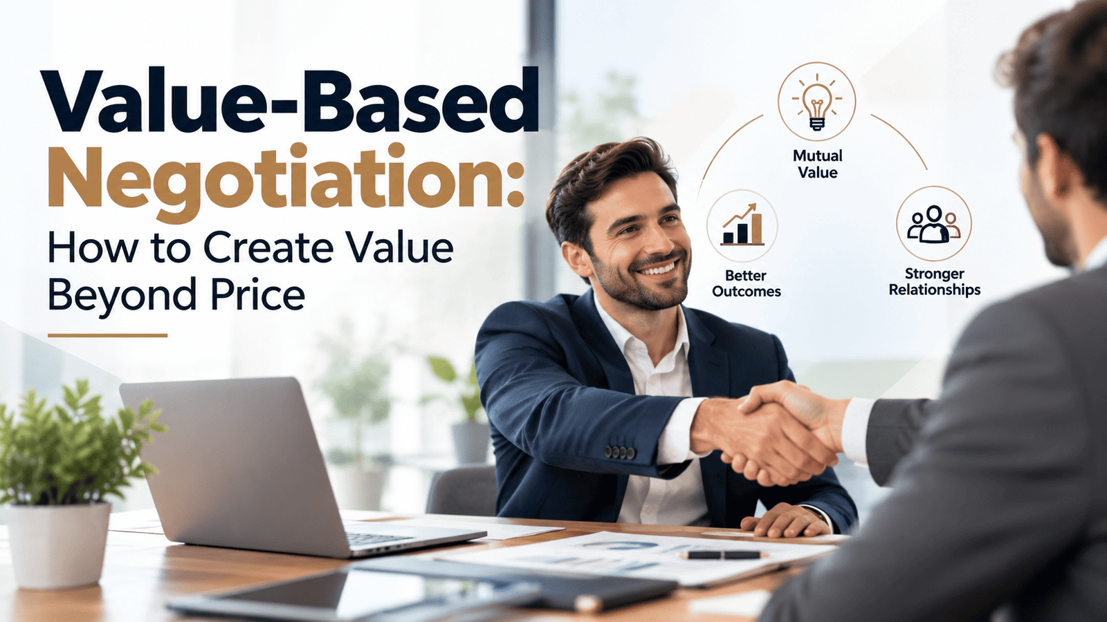 Value-based negotiation strategy for creating value beyond price in business deals